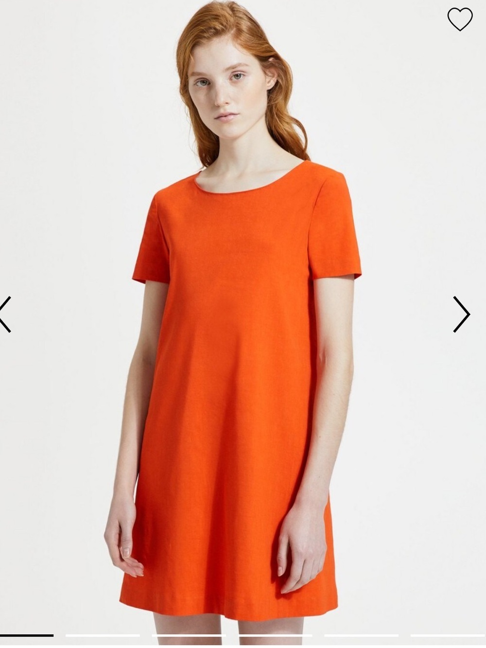 NWT THEORY Panel Shift Dress in Good Linen